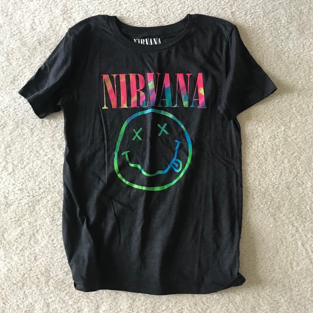 Nirvana band tee size Small